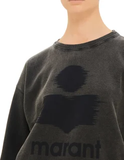 MOBYLI DISTORTED LOGO CREWNECK SWEATSHIRT