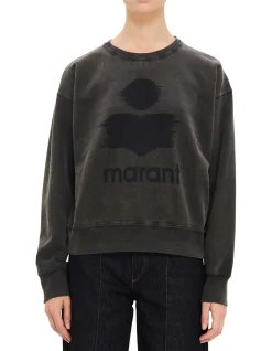 MOBYLI DISTORTED LOGO CREWNECK SWEATSHIRT