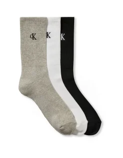 Monogram Cushion Crew Socks Three Pack