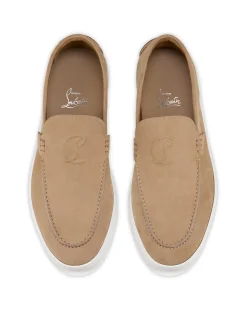 MOONBOAT FLAT CALF NABUCK RETOURNE DS LIONNE