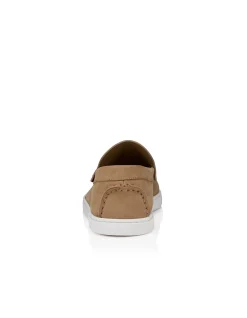 MOONBOAT FLAT CALF NABUCK RETOURNE DS LIONNE