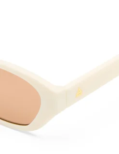 MOONSTONE IVORY OVAL SUNGLASSES