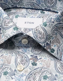 MOTIF REGULAR FIT COTTON AND TENCEL LYOCELL SHIRT