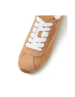 Mousi Retro Suede Lace Up Sneakers