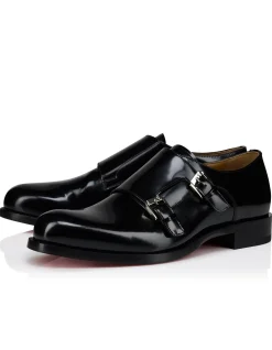 MOUSTACHOU DERBY CALF ABRASIVATO SOFT BLACK LACE-UPS
