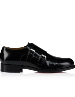 MOUSTACHOU DERBY CALF ABRASIVATO SOFT BLACK LACE-UPS