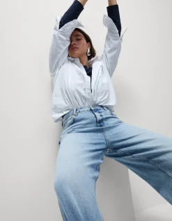 M&S Collection High Waisted Carrot Leg Ankle Jeans