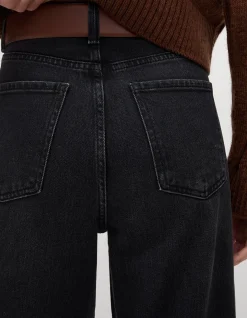 M&S Collection High Waisted Carrot Leg Ankle Jeans