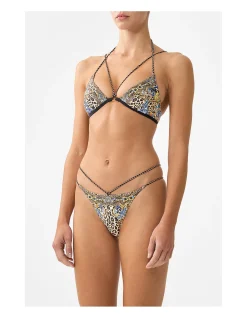 MULTI STRAP HALTER TRI BIKINI TOP W TRIM