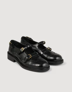 Multi Buckle Open Derbies