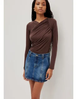 Myles Denim Mini Skirt