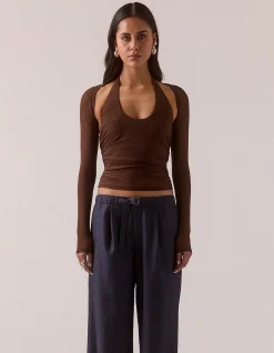 MYRIAD BOLERO HALTER TOP