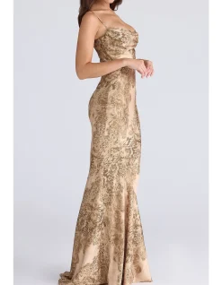 NALANI SATIN MAXI DRESS - LIMITED EDITION