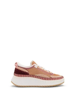 Nama Handstitched Mesh Platform Trainers
