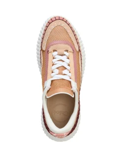Nama Handstitched Mesh Platform Trainers