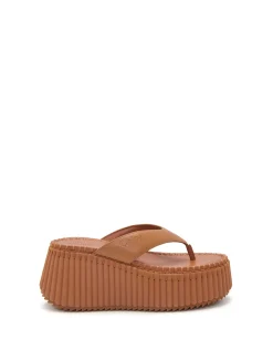 Nama Wedge Sandal Dune Brown