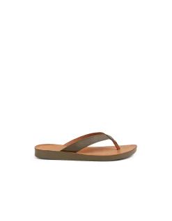 Nashi Contoured Footbed Leather Thongs