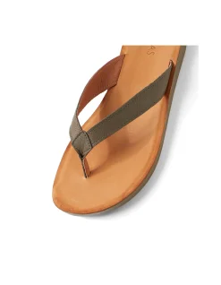 Nashi Contoured Footbed Leather Thongs