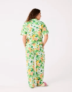 Nasturtium Short Sleeve Shirt & Pant Pyjama Set
