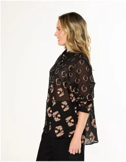 Natalia Cotton Silk Shirt