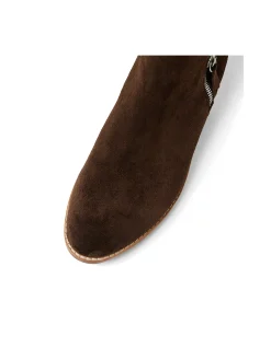 Neeva Suede Zip Ankle Boots