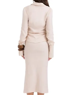 NEVAEH SHIRT MIDI DRESS