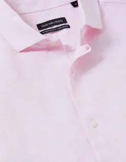 NEVERTUCK PRE LONG SLEEVE LINEN BLEND SHIRT