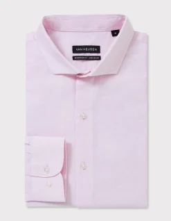 NEVERTUCK PRE LONG SLEEVE LINEN BLEND SHIRT
