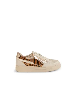 Nevyle Animal Panel Zip Detail Sneakers