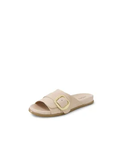 Newka Buckle Strap Leather Slides