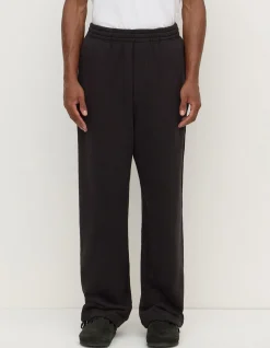 Newport Fleece Trackpant Washed Black