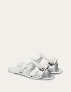 NEW VARA PLATE STRAPPY SLIDE