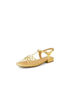 Niala Woven Strap Leather Sandals