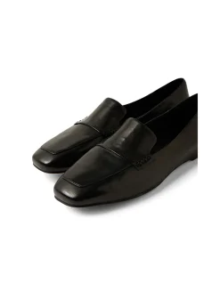 Nicolo Luxe Leather Square Toe Loafers
