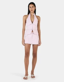 NIKITA STUDDED MICRO SKORT