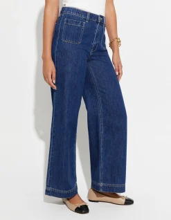 Nili Wide Leg Denim Jean Light Wash