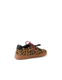 NOBLE MI TAN LEOPARD BLACK PONY LEATHER
