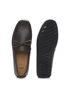 Noel Moccasin Leather Driver Loafers