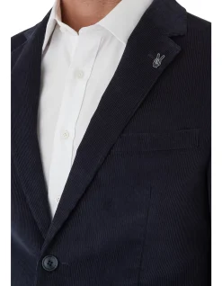 NOTCH LAPEL MINICORD JACKET