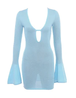 Noya Mini Dress Ocean Blue