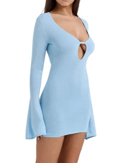 Noya Mini Dress Ocean Blue