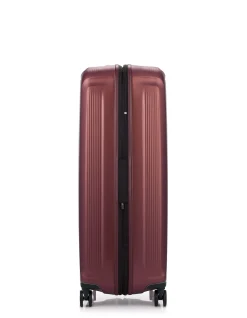 Nuon 81cm Expandable Extra Large Suitcase Terracotta Red