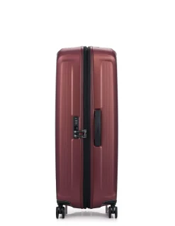Nuon 81cm Expandable Extra Large Suitcase Terracotta Red
