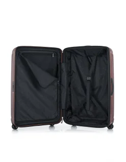 Nuon 81cm Expandable Extra Large Suitcase Terracotta Red