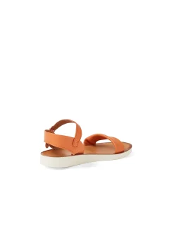 Nurish Buckled Ankle Strap Flat Sandals