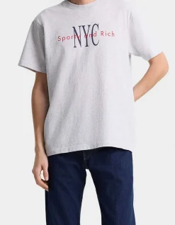 NY Minute Short Sleeve Crew Neck Cotton T-shirt