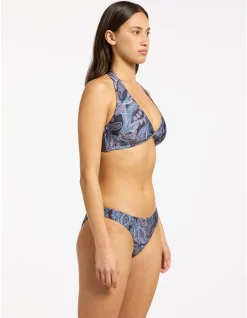 Oasis Paisley Twist Front Top