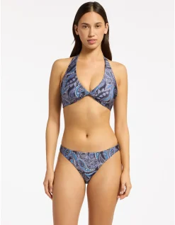 Oasis Paisley Twist Front Top