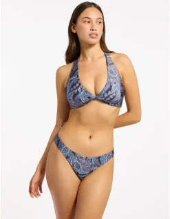 Oasis Paisley Twist Front Top