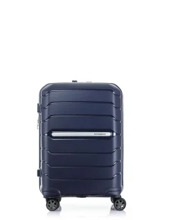 Oc2Lite 55cm Expandable Small Carry-On Suitcase Navy